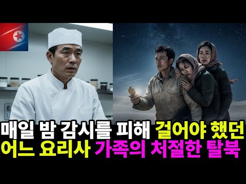 매일 밤 감시를 피해 걸어야 했던 어느 요리사 가족의 처절한 탈출 l오디오북l감동사연l실화사연l탈북사연