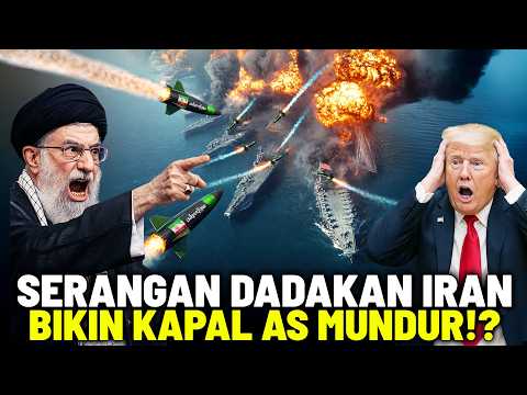 RUDAL IRAN SERANG KAPAL INDUK USS Gerald R. Ford!? AS TAK BISA KABUR, SERANGAN DADAKAN IRAN DIMULAI?