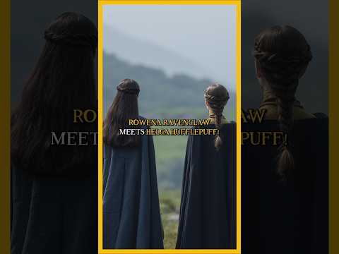 Give me a sisterhood like Rowena and Helga's! 💙💛 #shorts