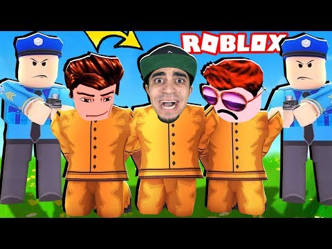 الهروب من السجن مع اخطر مجرمين " جيلبريك " و  سرقنا البنك في Roblox !! 😭🔥
