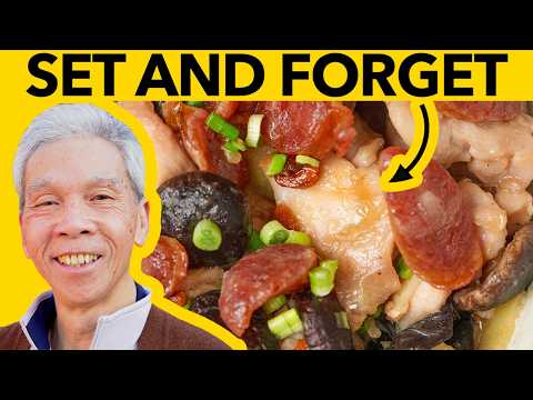 🐓 How a Chinese chef STEAMS Chicken (冬菇臘腸蒸雞)!
