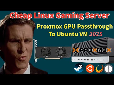 Proxmox GPU Passthrough Guide for Linux Gaming Sunshine Moonlight 2025 The Right WAY!