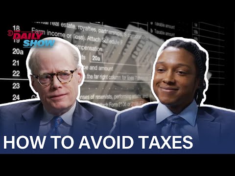 Josh Johnson Learns Just How Rich People Avoid Paying Taxes | The Daily Show