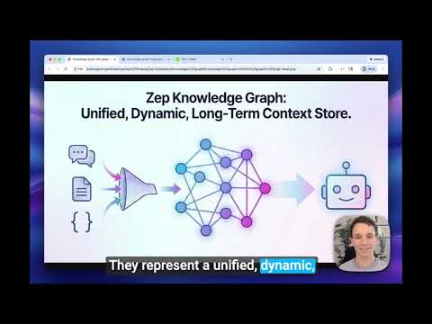 Unified, dynamic, long-term context store for agents (Zep's knowledge graph)