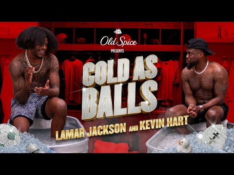 Lamar Jackson vs. Kevin Hart in the Ice Tubs (Spoiler: It Gets Deep) | Cold as Balls