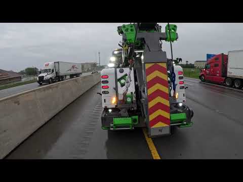 HEAVY ACCIDENT I75 blocking all lanes. We did not get to finish the job. 