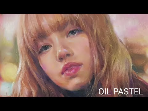 OIL PASTEL - BLACKPINK LISA / portrait /jori0506