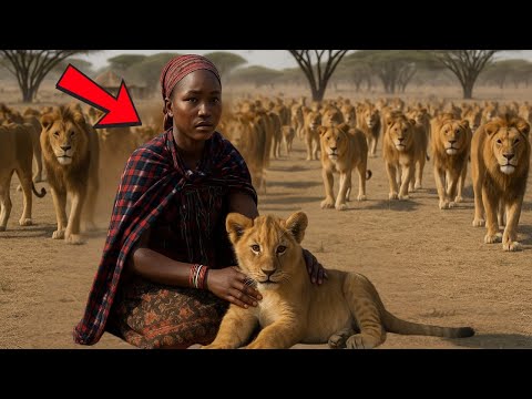 Une femme sauve un lionceau — le lendemain, des dizaines de lions entourent sa maison !