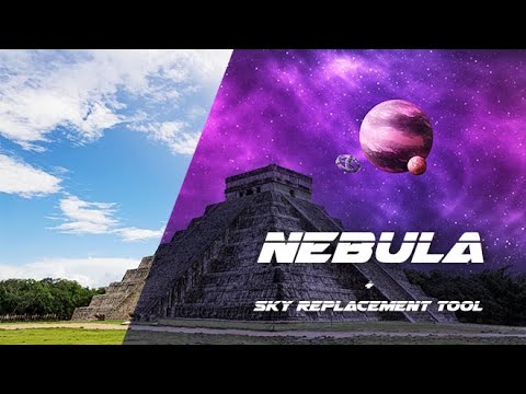 NEBULA in Photoshop EASYLY from scratch + Sky Replacement Tool!