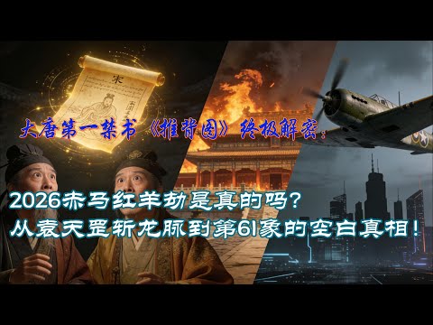 大唐第一禁书《推背图》终极解密：2026赤马红羊劫是真的吗？从袁天罡斩龙脉到第61象的空白真相！（下）