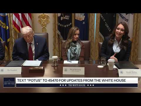 President Trump Participates in a Roundtable