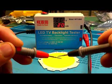 Мой новый LED TESTER WYT-900C. Проверка светодиодов подсветки в телевизорах и ремонта LED ламп.