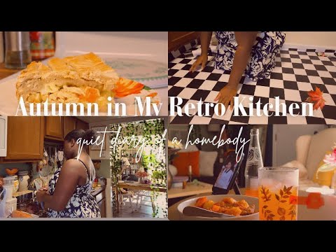 Little Joys of Slow Living | Kitchen Floors makeover/+ Autumn Porridge & Chicken Pie 🍂