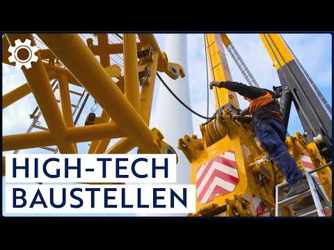 Hightech-Baustellen: Präzision und Gefahr mit Deutschlands größten Maschinen | XL Doku