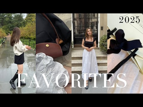 My 2025 favorites - Fragrance, clothes, skincare, books & more