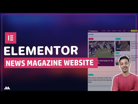 How to create News Magazine style website using Elementor Pro
