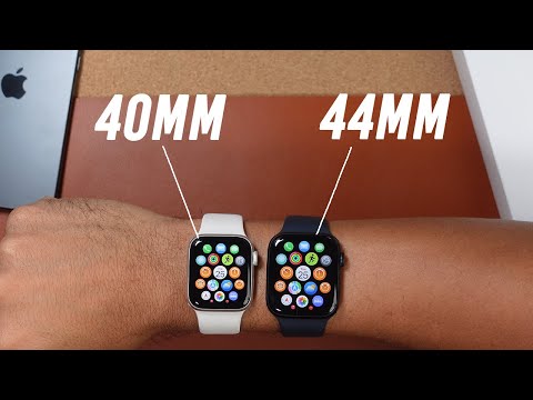 Apple Watch SE 3 Size Comparison On-Wrist (44mm vs 40mm)