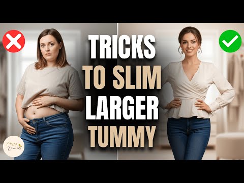 5 Clothing Tricks That Instantly Slim a Large Tummy Women Over 40!