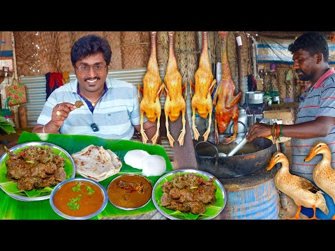 Famous Edappadi Style DUCK CURRY Recipe | சேலம் வாத்து கறி விருந்து | Tasty Duck Gravy Recipe Meipix