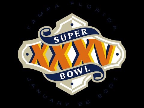 SUPER BOWL 35 RAVENS GIANTS