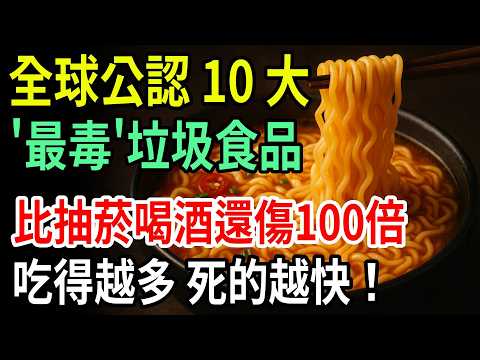 The world's 10 most toxic junk foods revealed! Instant noodles didn't make the list, but you're...
