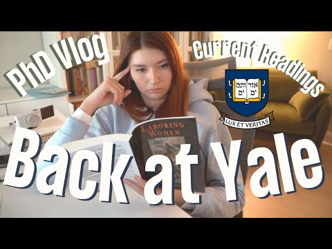 Back At Yale | History PhD Student Vlog | Reading Jennifer Morgan, 2022 Goals, New Camera, etc