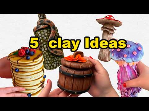 5 DIY Clay Jar Decoration Ideas | Reuse & Recycle ♻️🎨