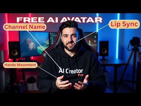 How To Create a Realistic Talking Ai Avatar with Hand Movements for FREE | Ai Avatar generator Free