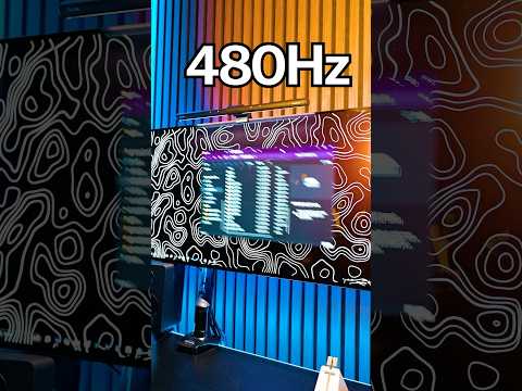 60Hz Vs 480Hz Is INSANE!! #gamingmonitor #pcgaming #fyp #shorts