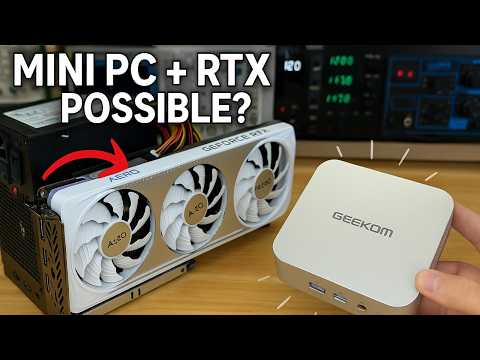 Turn Your GEEKOM A6 Mini PC into a Gaming Monster – DIY GPU Dock Setup!