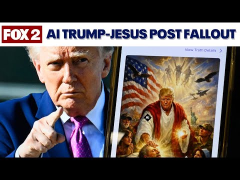 Fallout from Trump post depicting himself as Jesus