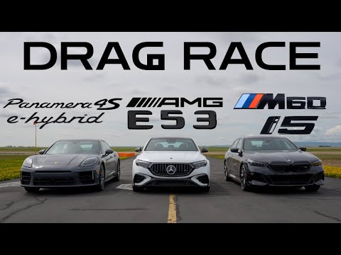 2025 AMG E53 vs 2025 Panamera 4s e-Hybrid vs 2025 i5 M60