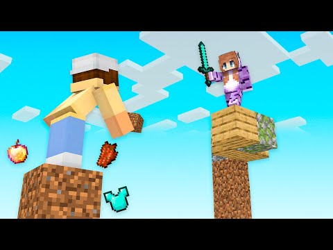 Random Items on PILLARS in Minecraft