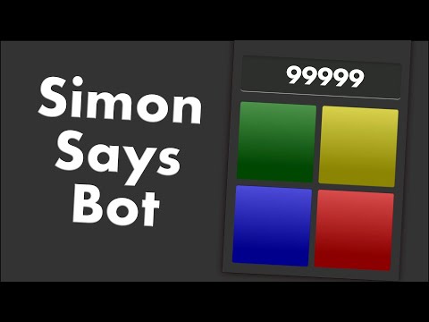Making a Simon Says Bot with Python