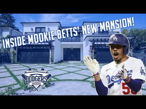 Inside Dodgers' Star Mookie Betts' New $7.6 Million Mansion!