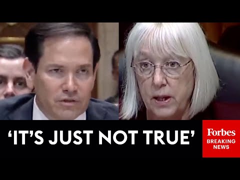 Patty Murray And Marco Rubio Have Fierce Exchange After She Accuses Him Of 'Outright Illegal' Acts
