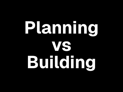 Build first, plan second.
