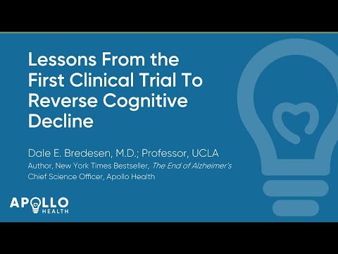 The First Clinical Trial to Reverse Cognitive Decline
