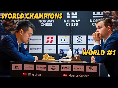 Ding Liren VS Magnus Carlsen || Norway Chess 2024, Round 1 Game Armageddon