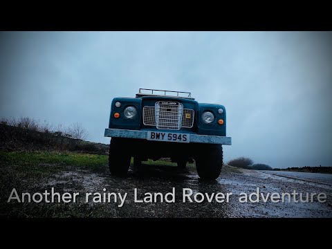 Another rainy Land Rover Series 3 adventure 