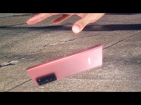 Galaxy Note 20 Ultra drop and scratch test