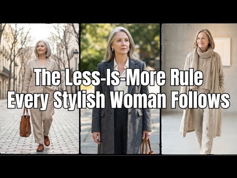 the less is more rule every stylish woman follows