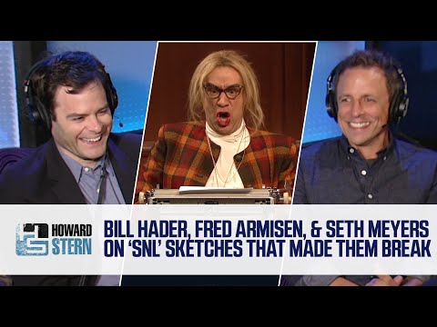 Bill Hader, Fred Armisen, and Seth Meyers on the "SNL" Sketches That Made Them Break (2016)