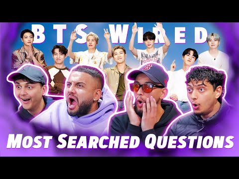 OUR FIRST TIME WATCHING BTS WIRED Autocomplete Interview!!
