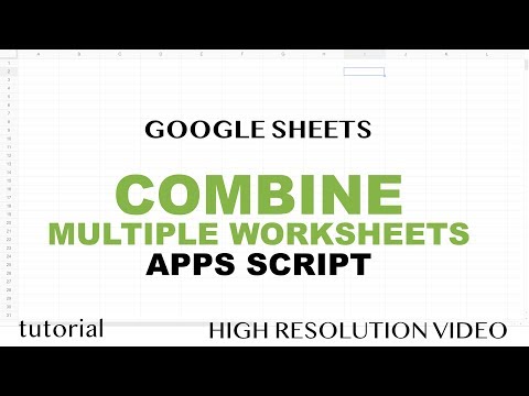 Google Sheets - Combine All Sheets into One When Column Order Doesn't Match - Apps Script - Part 17