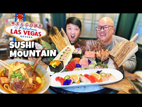 BEST Hand Made Noodles & Sushi MOUNTAIN in Las Vegas with Philip Tzeng