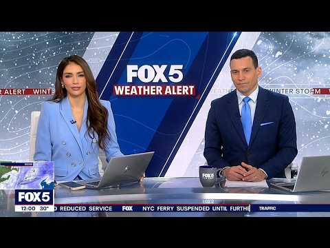 WNYW | FOX5 The Noon - Special Weather Alert - Full - February 23, 2026