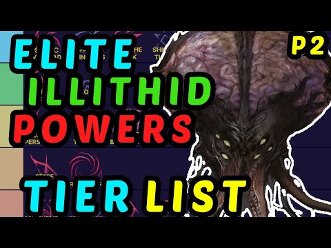 ELITE ILLITHID POWERS Tier List - It's ASTRAL TADPOLE TIME - BG3 Honour Mode Guide - Part 2