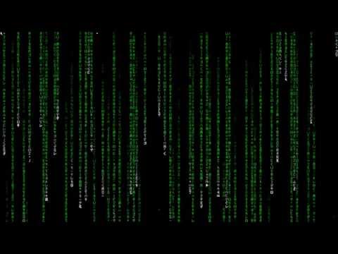 1 Hour Matrix Rain Code