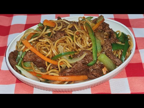 Tips fácil y rápido Chao mein con carne de res TE ENCANTARÁ